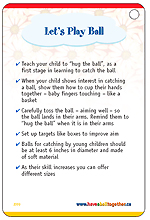Have a Ball Together!- Parent resource activity card